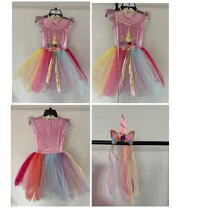Unicorn Rainbow Tutu Dress for Kids